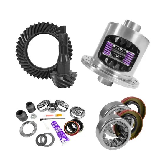 9.75 Inch Ford 4.11 Rear Ring And Pinion Install Kit 34 Spline Positraction 2.99 Inch Axle Bearing - 1