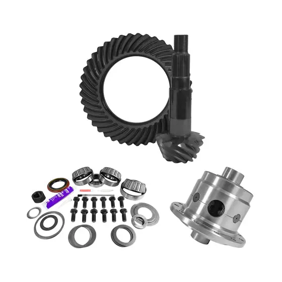 11.25 Inch Dana 80 Thin 3.73 Rear Ring And Pinion Install Kit 35 Spline Positraction 4.125 Inch - 1
