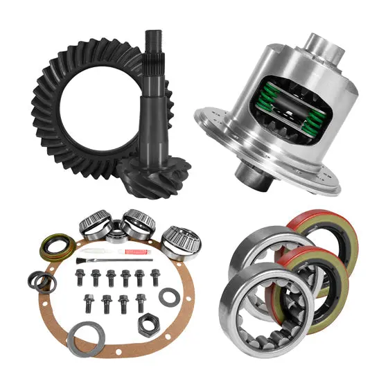 8.25 Inch Chy 4.11 Rear Ring And Pinion Install Kit Positraction 1.618 Inch Id Axle Bearings - 1