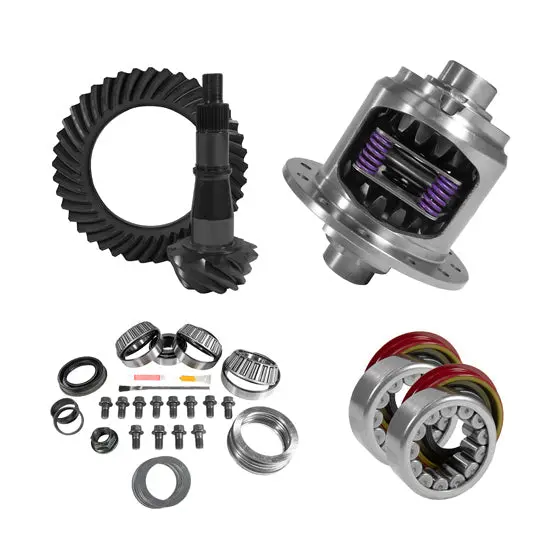 9.5 Inch Gm 4.56 Rear Ring And Pinion Install Kit 33 Spline Positraction Axle Bearing And Seals - 1