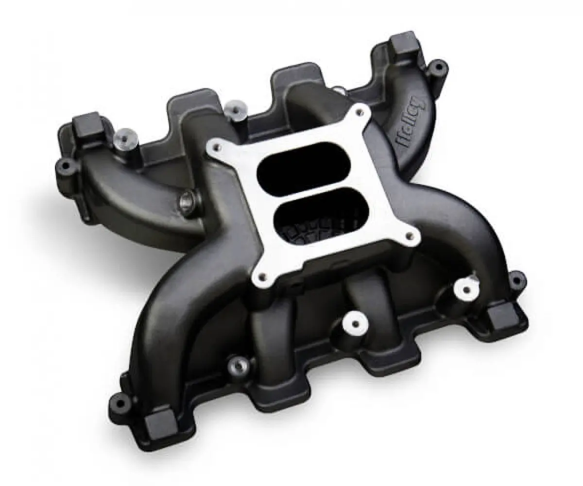 Holley Dual Plane Intake - Gm Ls1/Ls2/Ls6 - Black 1