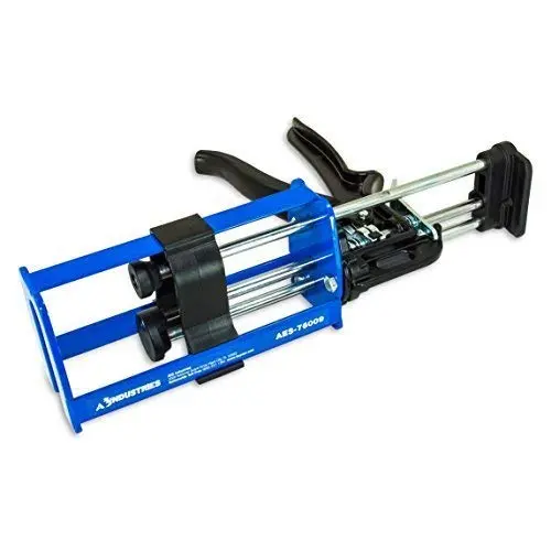 Aes Industries 76009 Dual Cartridge Caulking Gun, 200 Ml 1