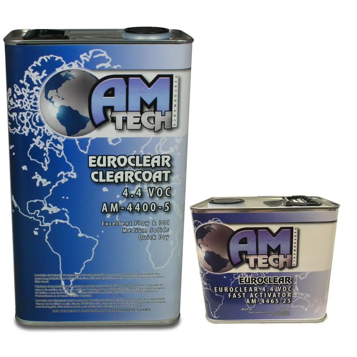 Amtech Am-4400 Performance Euroclear Clearcoat 7.5 Liter, 2:1 1