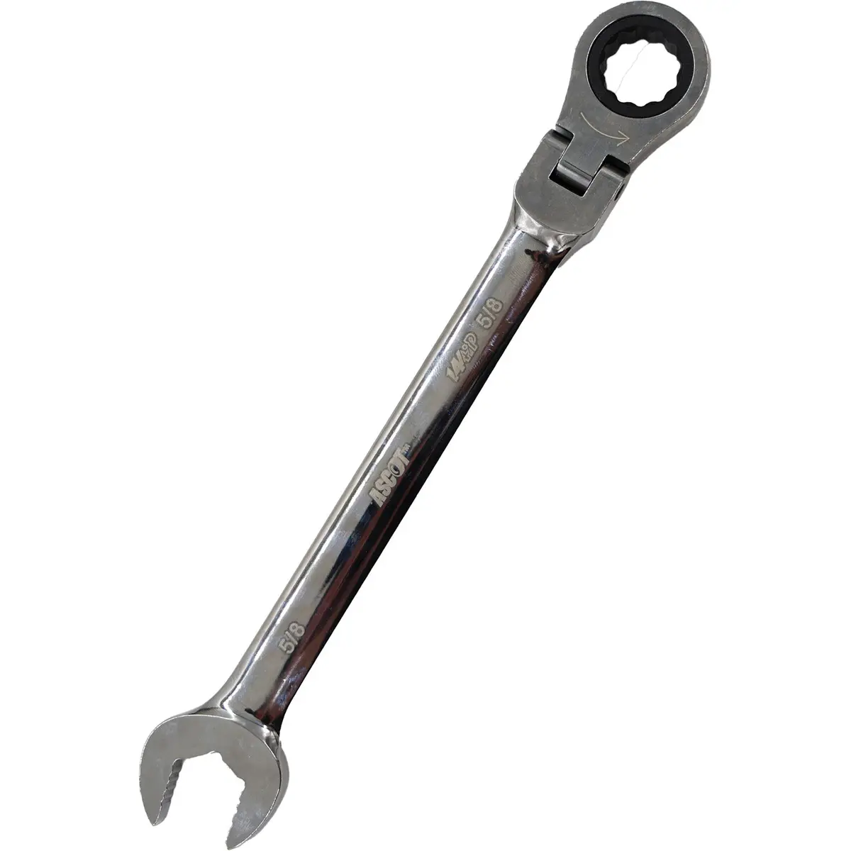 Ascot 5/8" Flex Head Open End Combination Wrench 1