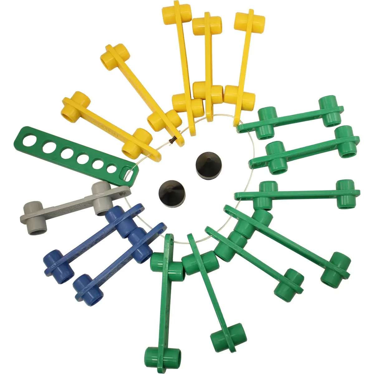 Wg Bolt Hole Pattern Wheel Gauge - 15 Dual Sided Plastic Gauges 1