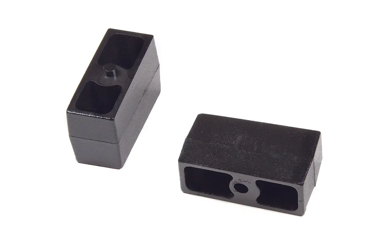 Rear Lift Blocks - 3/4 In Pin - Cast Iron | 3 Inch Lift | Universal Fitment 1
