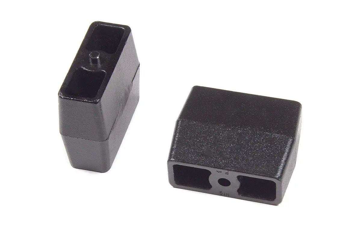 Rear Lift Blocks - 5/8 In Pin - Cast Iron | 5 Inch Lift | Universal Fitment 1
