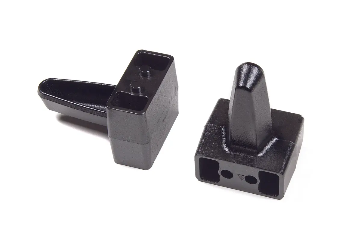 Rear Lift Blocks W/ Wing - Steel | 5 Inch Lift | Ford F250/F350 Super Duty (08-12) 1