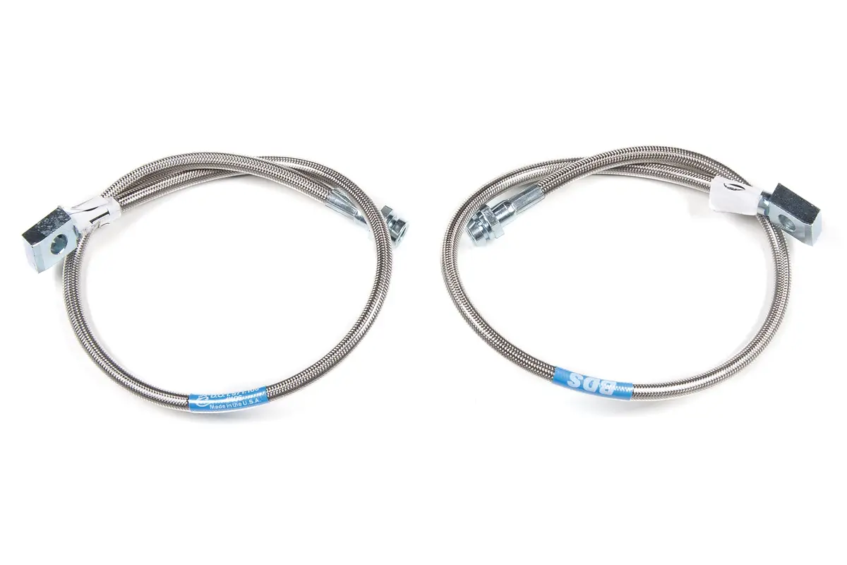 Rear Brake Line | Stainless Steel | Fits 3-6.5 Inch Lift | Jeep Wrangler Tj (97-06) 1