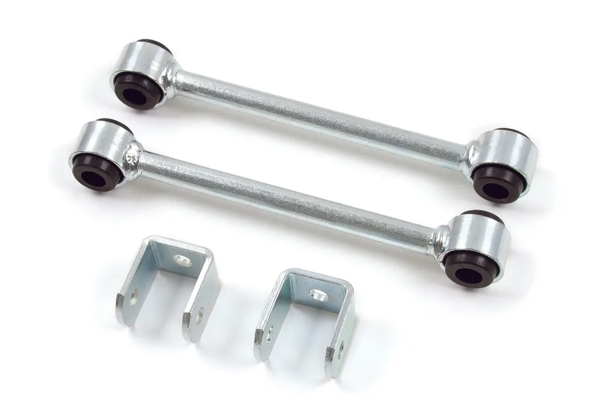 Front Sway Bar Link Kit | Fits 2-4 Inch Lift | Jeep Wrangler Tj (97-06), Cherokee Xj (84-01), Grand Cherokee (93-04) 1