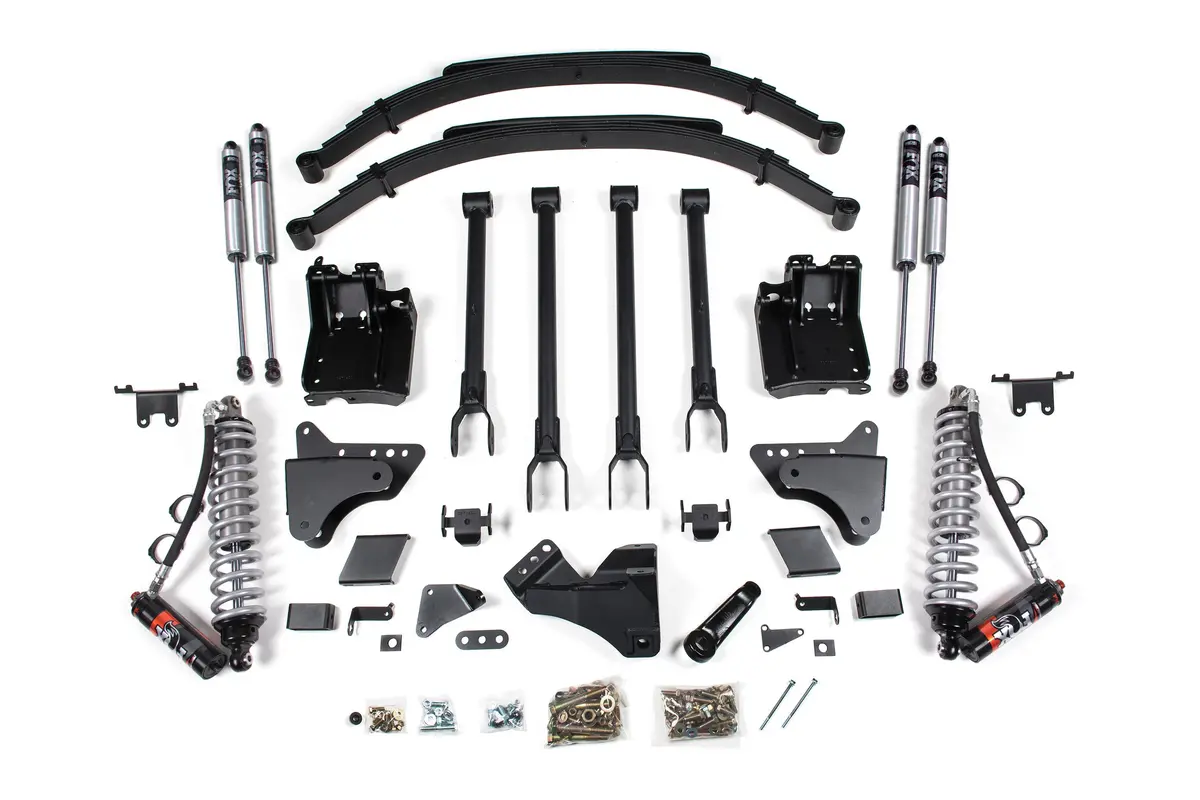 8 Inch Lift Kit | 4-Link & Fox 2.5 Performance Elite Coil-Over Conversion | Ford F250/F350 Super Duty (11-16) 4Wd 1