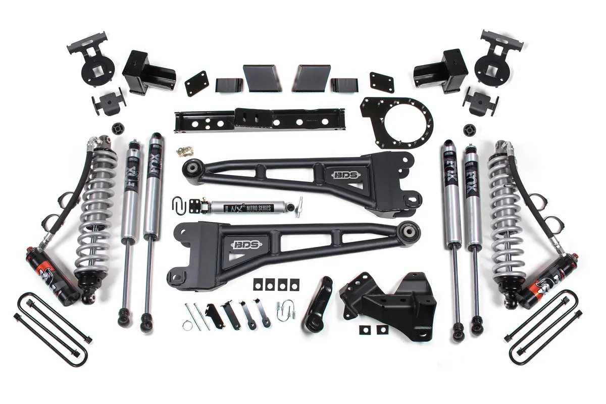 6 Inch Lift Kit W/ Radius Arm | Fox 2.5 Performance Elite Coil-Over Conversion | Ford F250/F350 Super Duty (17-19) 4Wd | Diesel 1