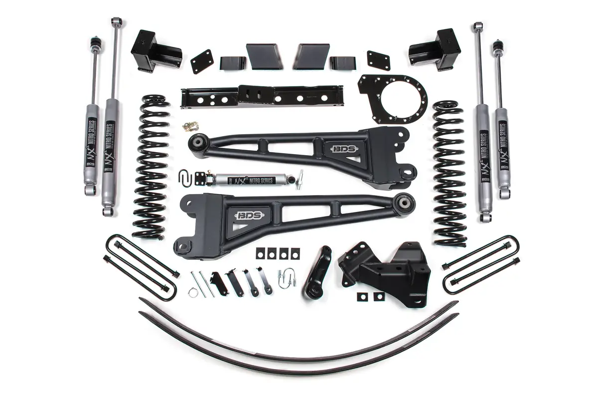 6 Inch Lift Kit W/ Radius Arm | Ford F250/F350 Super Duty (17-19) 4Wd | Diesel 2