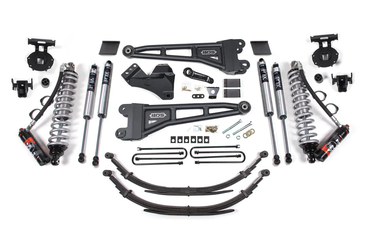 6 Inch Lift Kit W/ Radius Arm | Fox 2.5 Performance Elite Coil-Over Conversion | Ford F250/F350 Super Duty (11-16) 4Wd | Diesel 1