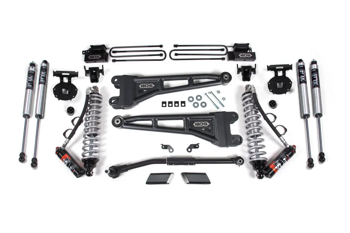 2.5 Inch Lift Kit W/ Radius Arm | Fox 2.5 Performance Elite Coil-Over Conversion | Ford F450 Super Duty (20-22) 4Wd 1