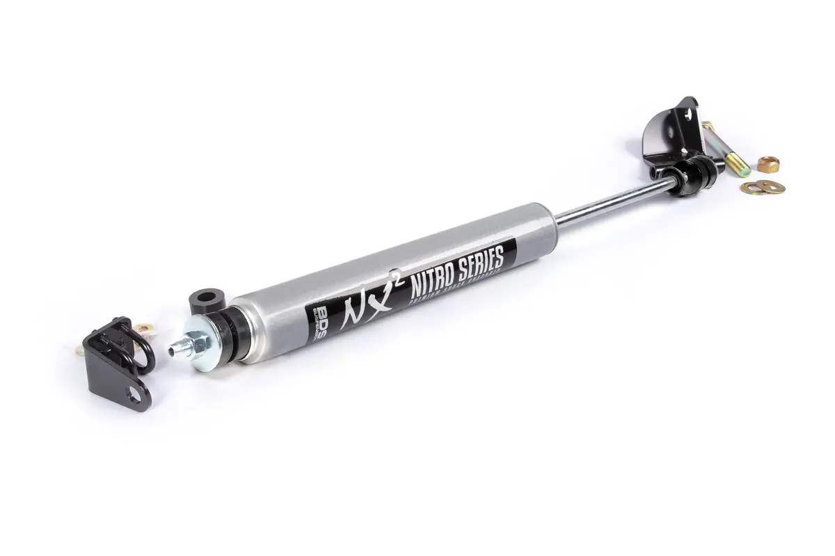 Single Steering Stabilizer Kit W/ Nx2 Shock | Ford F150 (04-08) 4Wd | With Bds Strut Spacers 1