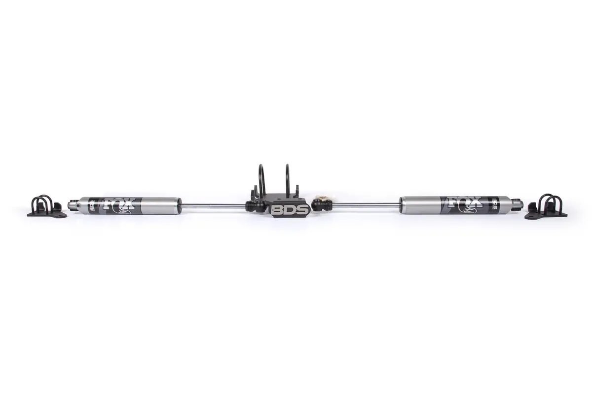 Dual Steering Stabilizer Kit W/ Fox 2.0 Performance Shocks | Ford F250/F350 Super Duty (05-23) 4Wd 1