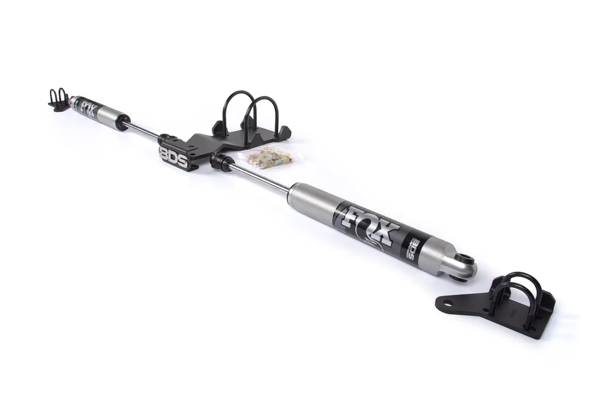 Dual Steering Stabilizer Kit W/ Fox 2.0 Performance Shocks | Ford F250/F350 Super Duty (05-23) 4Wd 2