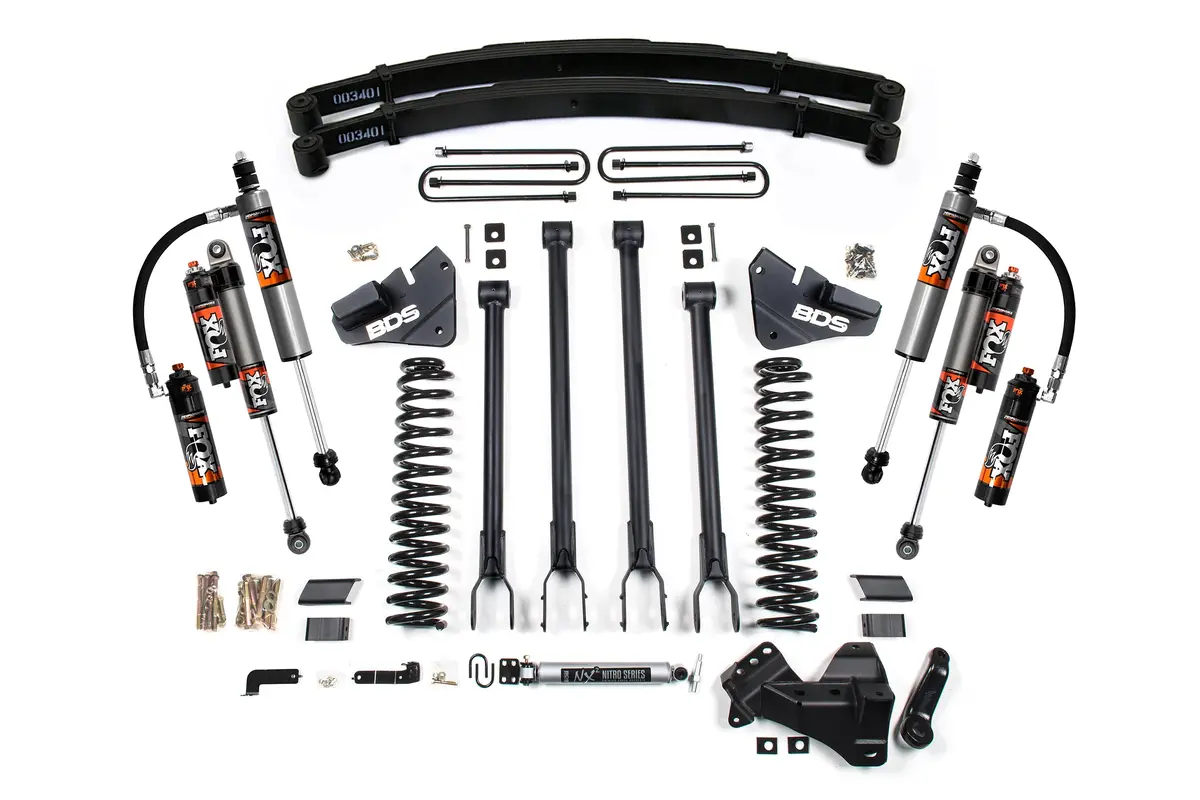 4 Inch Lift Kit | 4-Link Conversion | Ford F250/F350 Super Duty (17-19) 4Wd | Diesel 9