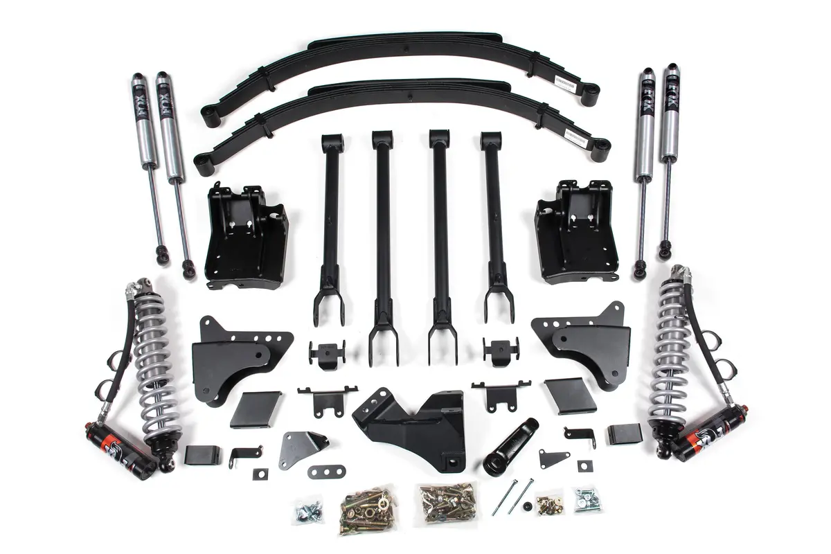 6 Inch Lift Kit W/ 4-Link | Fox 2.5 Performance Elite Coil-Over Conversion | Ford F250/F350 Super Duty (11-16) 4Wd | Diesel 1