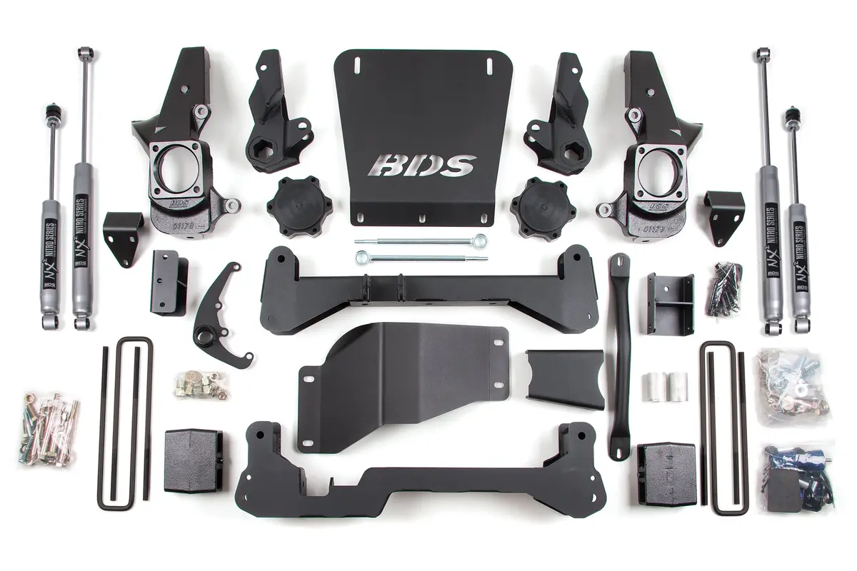7 Inch Lift Kit | Chevy Silverado Or Gmc Sierra 2500Hd/3500 (01-10) 4Wd 2