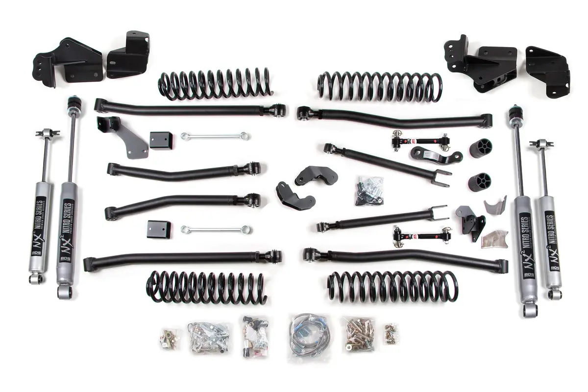 6.5 Inch Lift Kit | Long Arm | Jeep Wrangler Jk (07-18) 4-Door 2