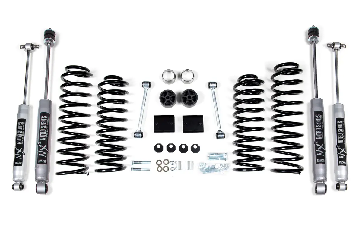 2 Inch Lift Kit | Coil Spring | Jeep Wrangler Jk (12-18) 4-Door 2
