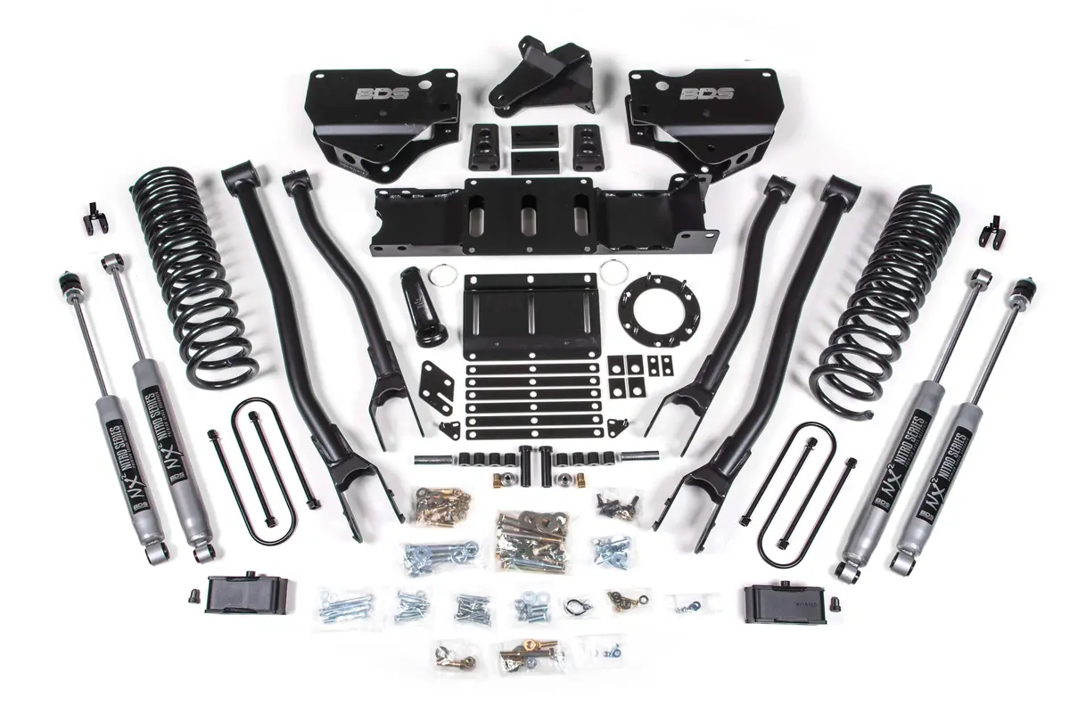 4 Inch Lift Kit W/ 4-Link | Ram 3500 (19-23) 4Wd | Gas 2