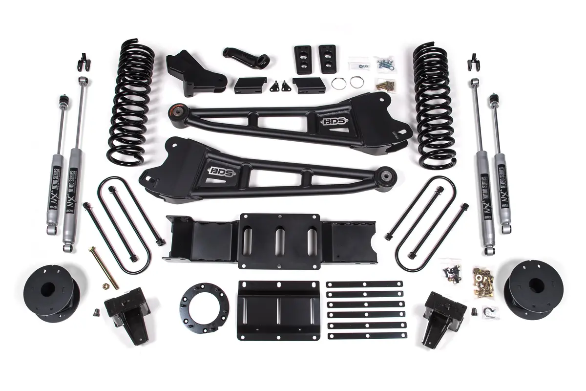 5.5 Inch Lift Kit W/ Radius Arm | Ram 3500 W/ Rear Air Ride (19-23) 4Wd | Gas 2