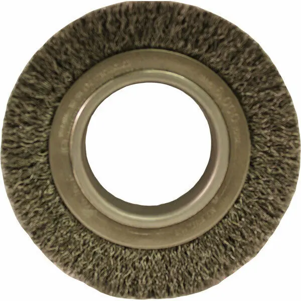 Weiler 06020 4-1/2" X 15/16" Crimped Wire Wheel .0118 Wire 2" Arbor Hole 1