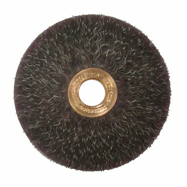 Weiler 35250 3" X 1/2" Encapsulated Wire Wheel .0118 Wire 1/2" Arbor Hole 1