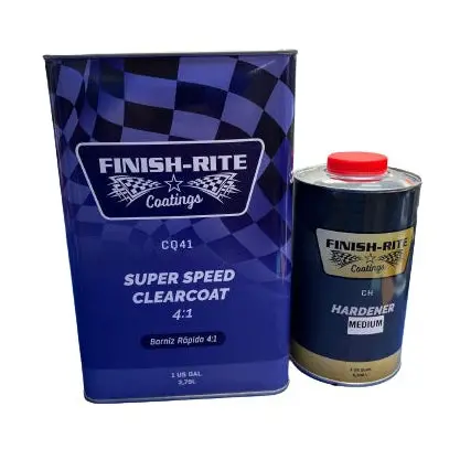Finish-Rite Cq41 Gallon Super Speed Air Dry Urethane Clearcoat W/ Quart Activator 4:1 1