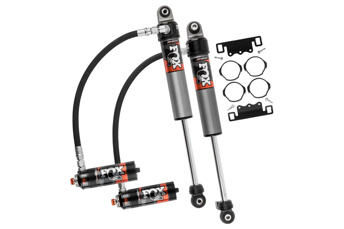 Fox 2.5 Front Shocks W/ Dsc Reservoir Adjuster | 3.5-4 Inch Lift | Performance Elite Series | Jeep Wrangler Jl (18-23) 1