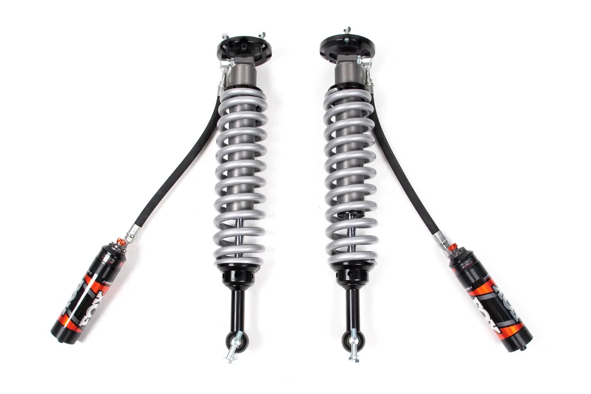 Fox 2.5 Coil-Over Shocks W/ Dsc Reservoir Adjuster | 4 Inch Lift | Performance Elite Series | Ford F150 (15-20) 4Wd 1