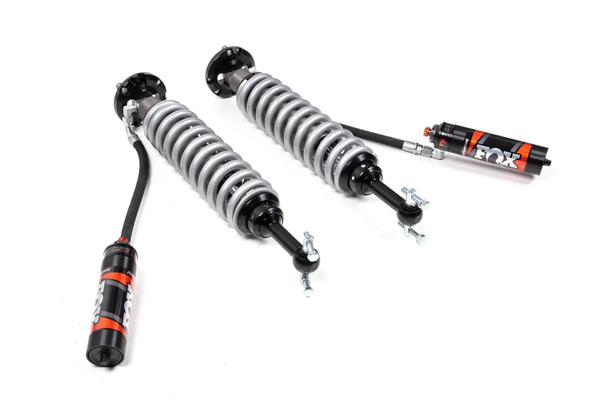 Fox 2.5 Coil-Over Shocks W/ Dsc Reservoir Adjuster | 4 Inch Lift | Performance Elite Series | Ford F150 (15-20) 4Wd 2