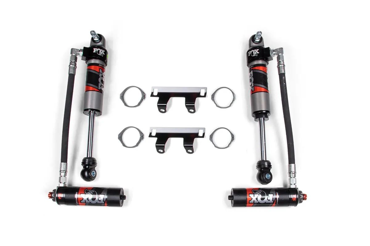 Fox 2.5 Front Shocks W/ Dsc Reservoir | 6.5 Inch Lift | Performance Elite Series | Chevy Silverado And Gmc Sierra 2500 / 3500 Hd (20-23) 1