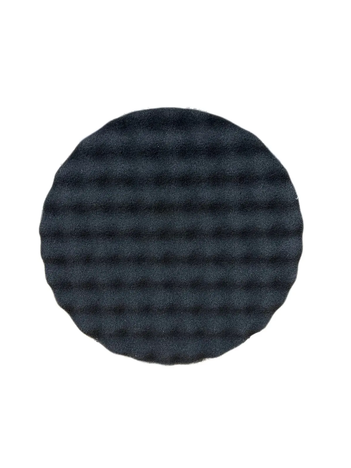 8" Waffle Foam Black Polishing Pad (2 Pack) 1