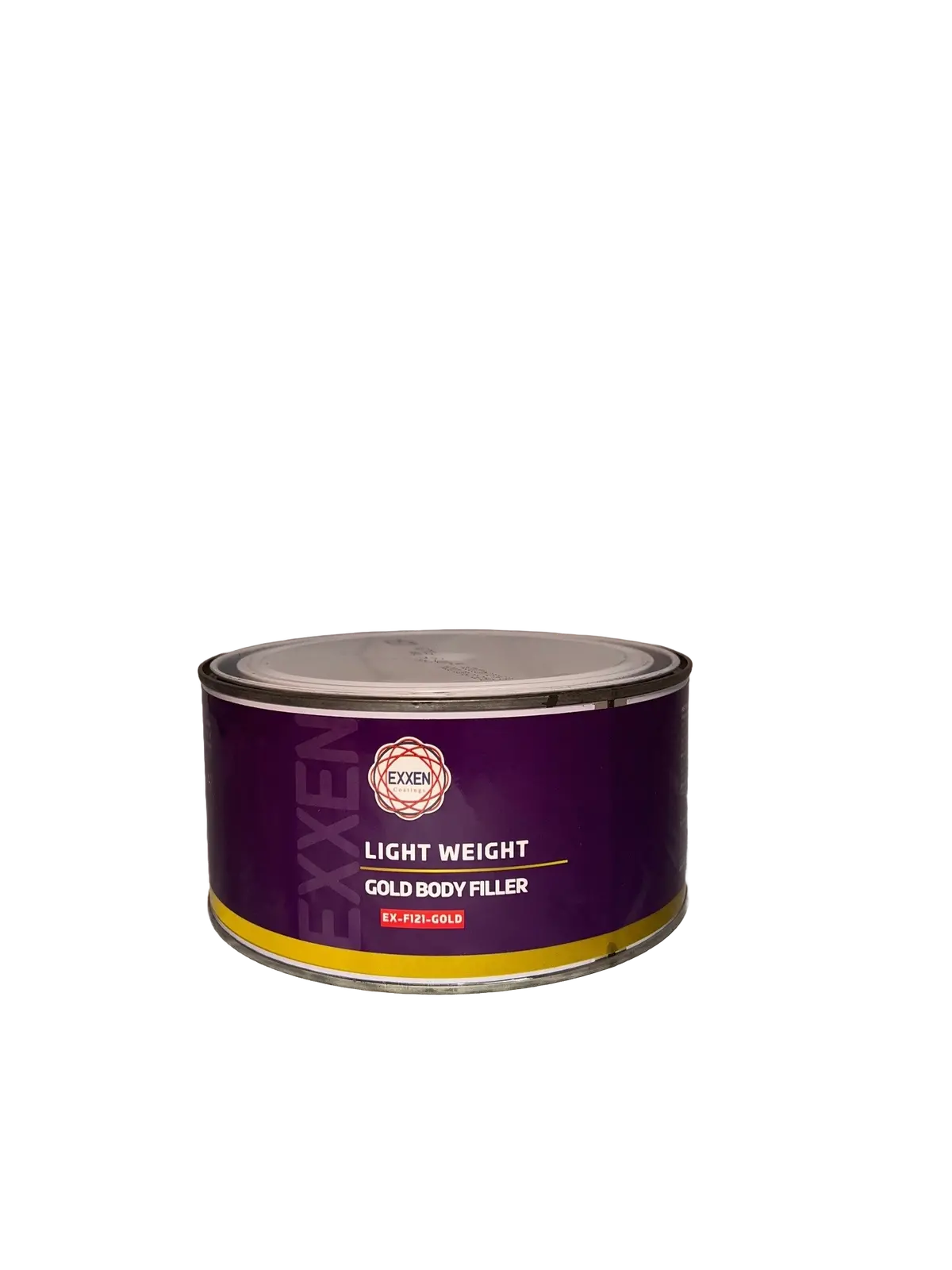 Exxen Coatings Light Weight Gold Body Filler W/Tube Cream Hardener 2
