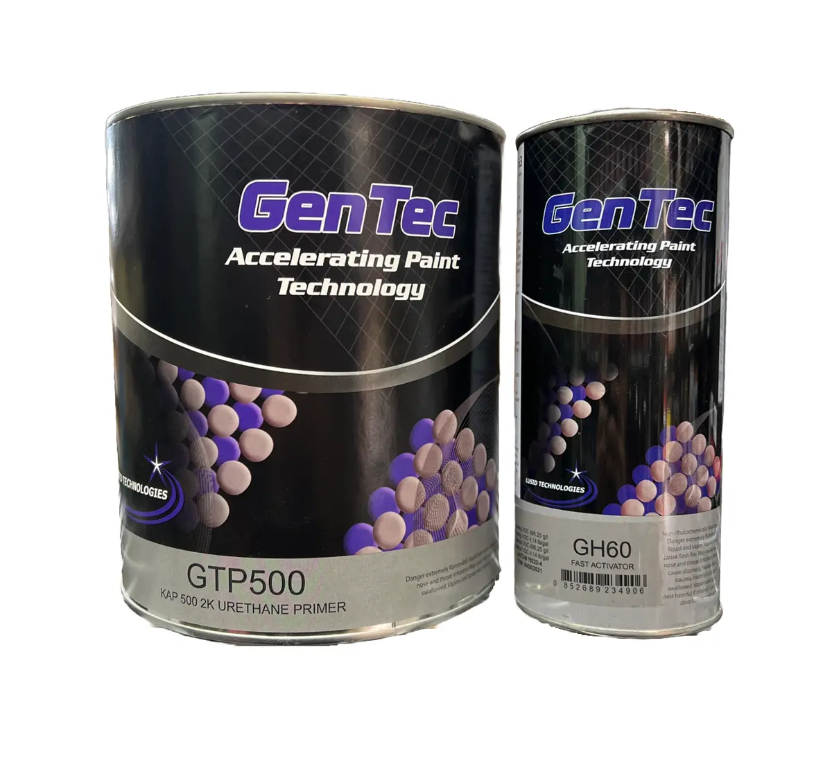 Gentec Gtp500 High Build 2K Urethane Primer, Gallon Kit, Gray, 4:1 Mixing 1