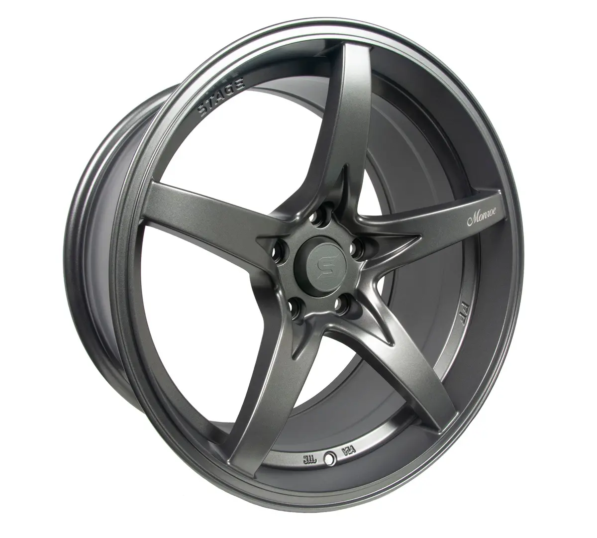 Stage Wheels Monroe 18X10 +25Mm 5X114.3 Cb: 73.1 Color: Matte Gun Metal 1