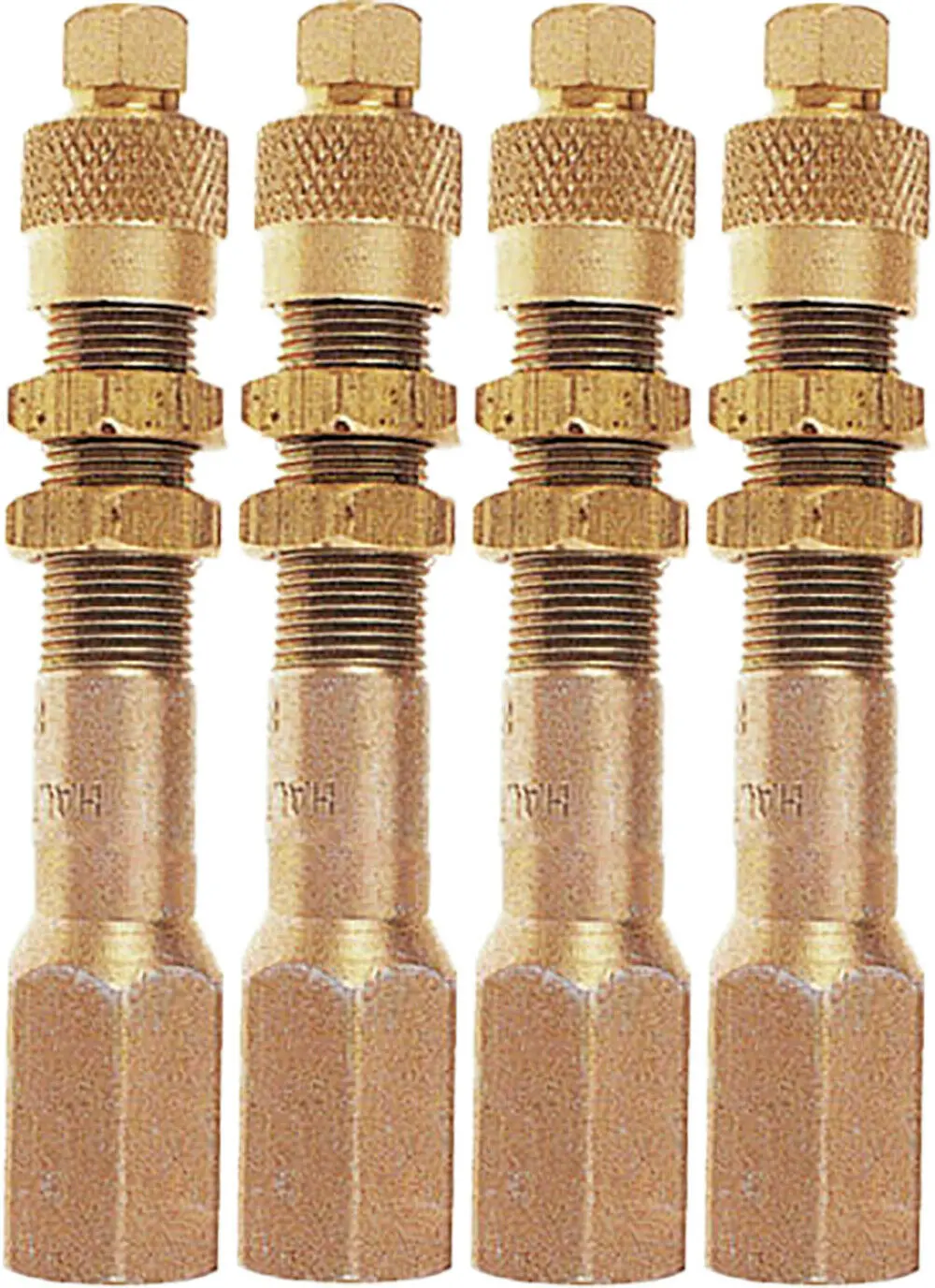 Haltec 867-3 3" Large Bore Brass Valve Extension Pack Of 4 1