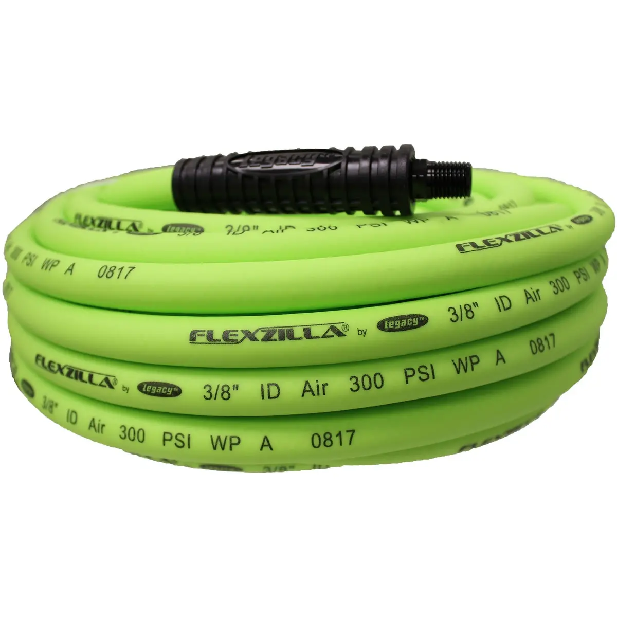 Flexzilla 3850F Air Hose 3/8" Id X 50Ft W/ 1/4" Mpt Ends - Green 1