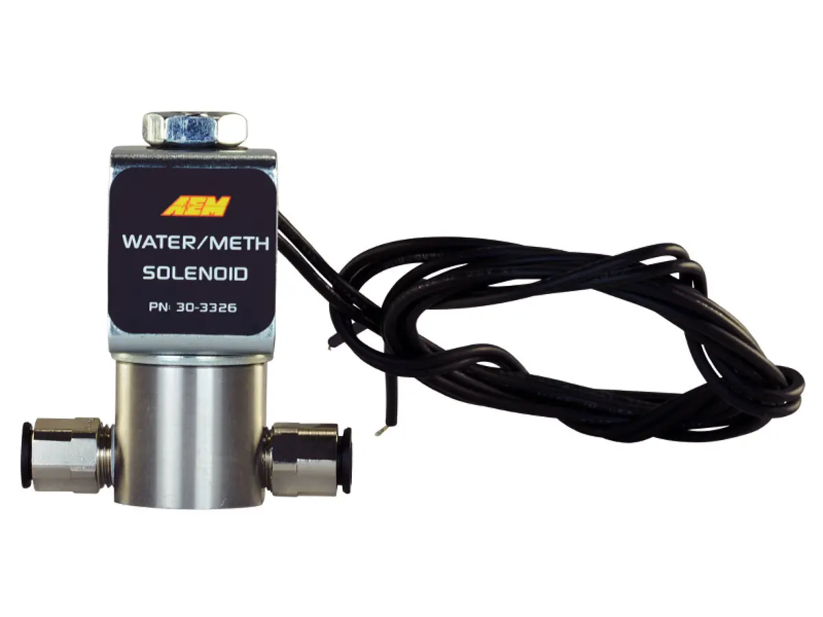 Aem 30-3326 High-Flow Low-Current Wmi Solenoid 1
