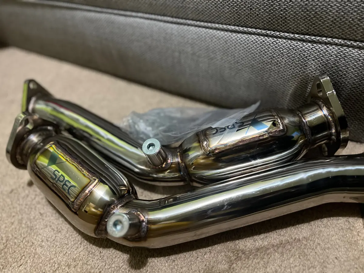 G37/370Z Y Spec Resonated Test Pipes Vq37vhr 1