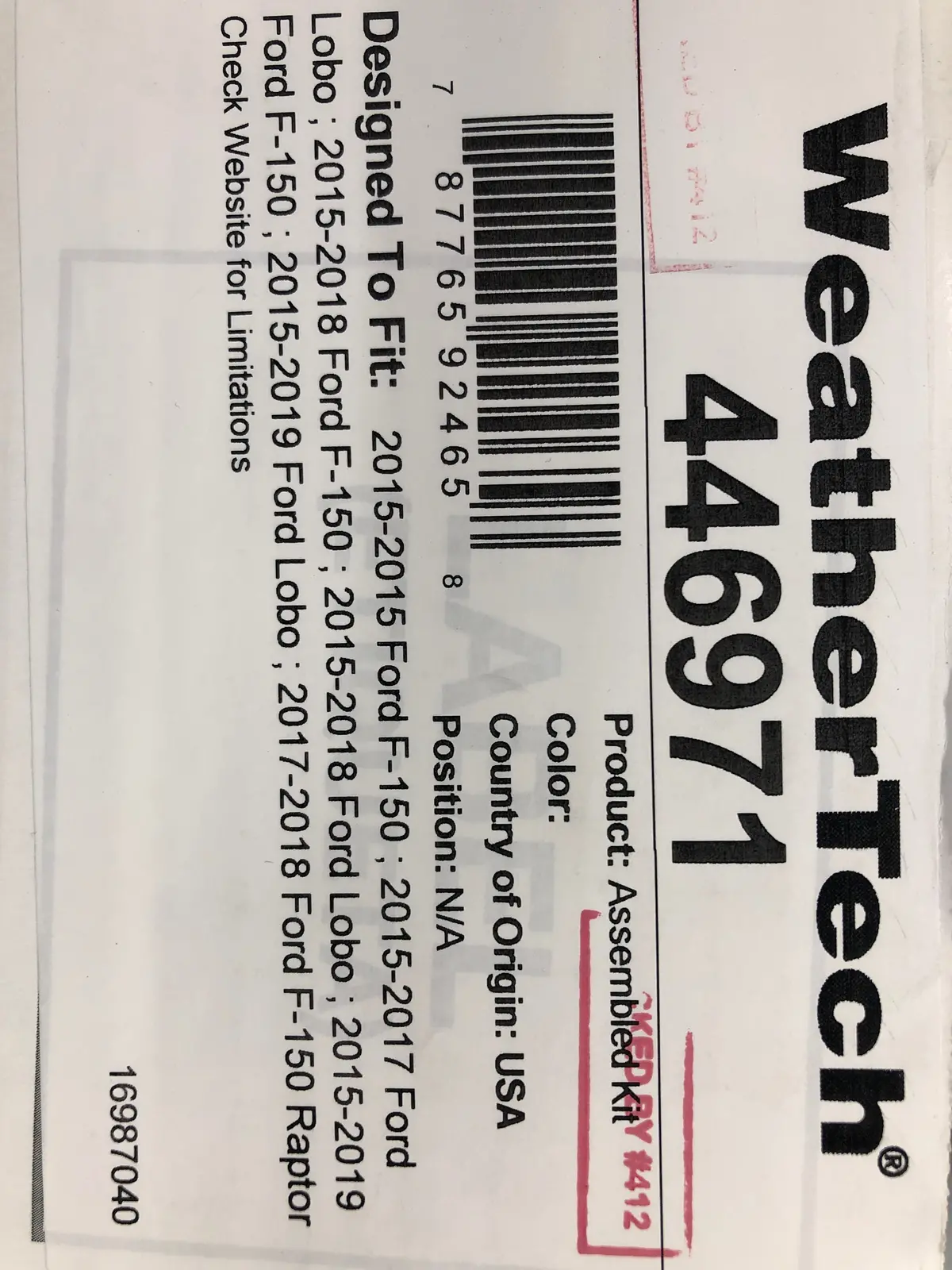 446971 Weather Techfloor Liner 1