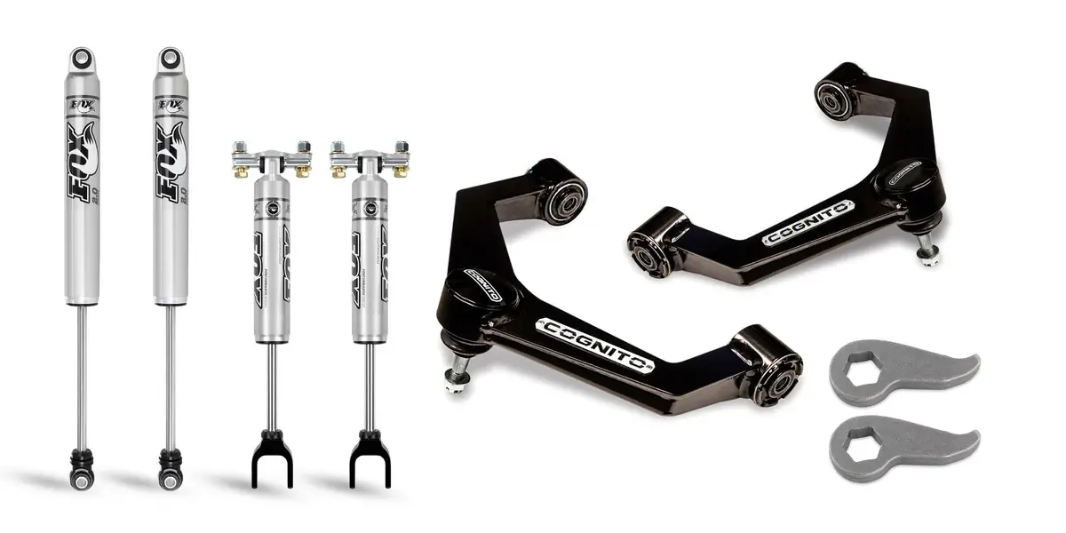 110-P0779 Cognito 3-Inch Performance Leveling Kit With Fox Ps 2.0 Ifp Shocks For 20-22 Silverado/Sierra 2500/3500 2Wd/4Wd 1