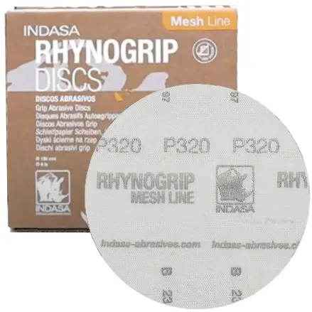 Indasa 6" Rhynogrip Mesh Line Vacuum Sanding Discs 2
