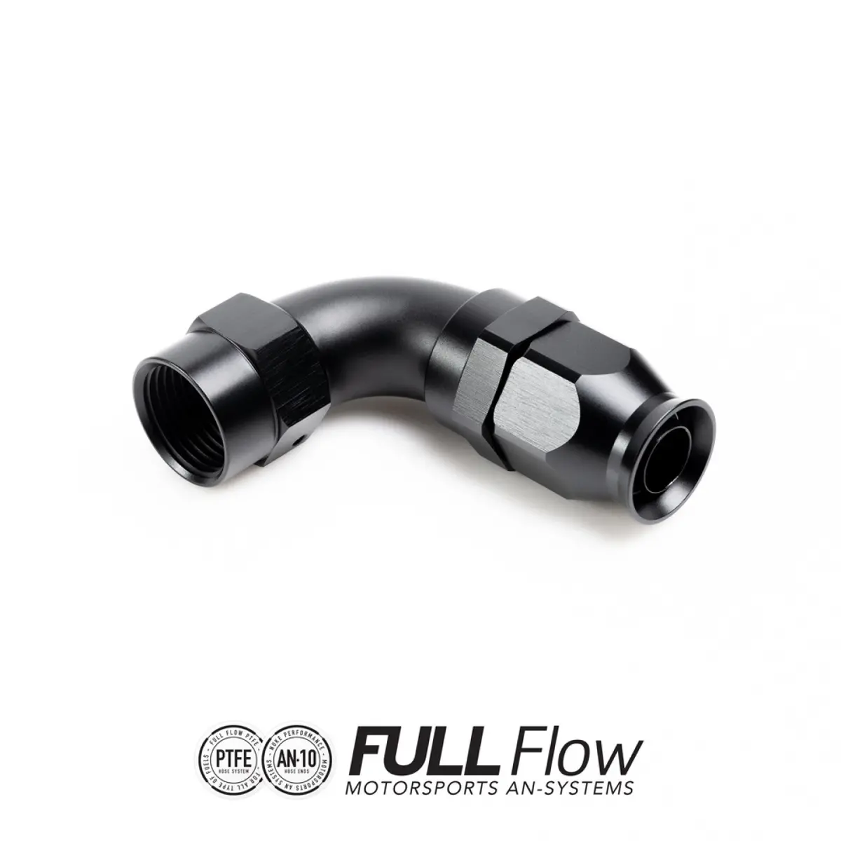 Nuke Performance Full Flow Ptfe Hose End Fitting 90 Degree An-10 1