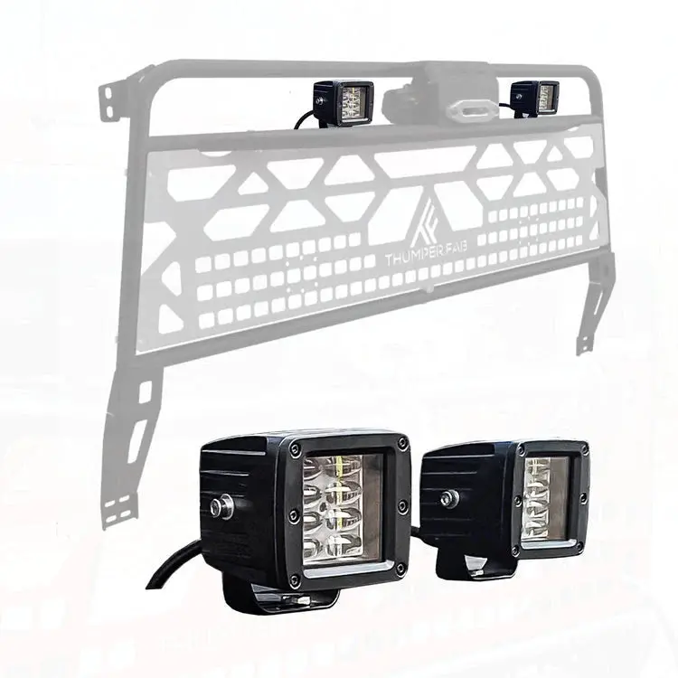 Thumper Fab Ranger Dual 3" Led Work Light Kit 1