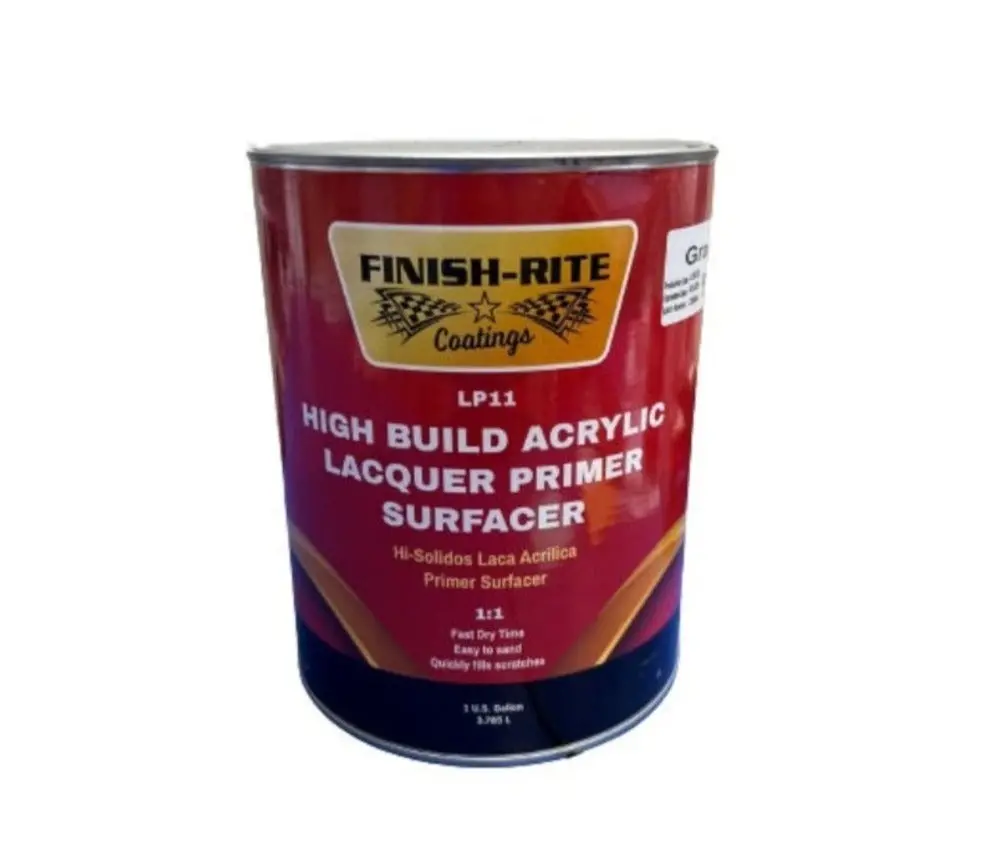 Finish Rite Lp11 Acrylic Lacquer Primer H/S Gallon (Gray,Black,White) 1